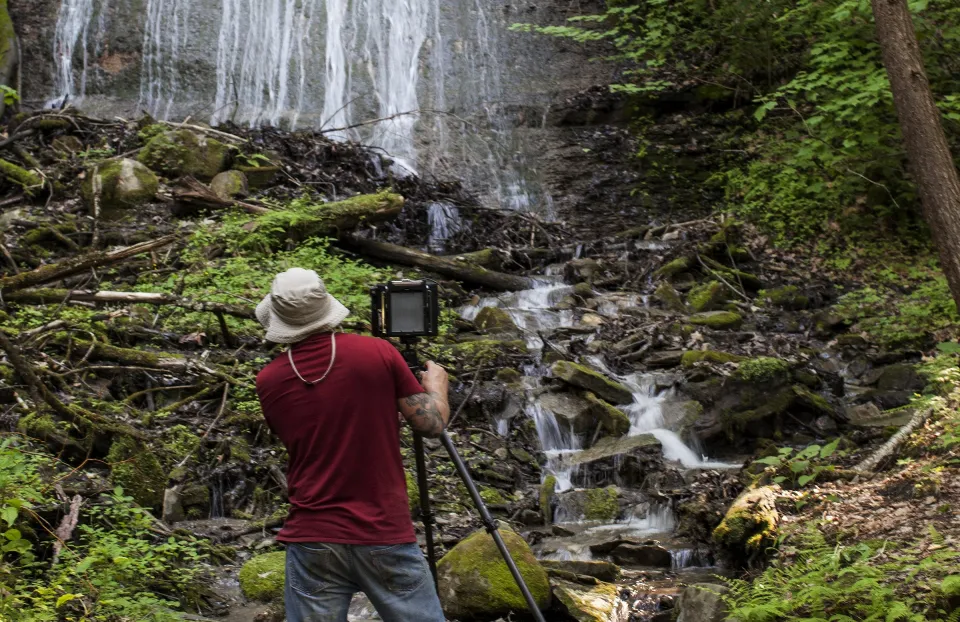 Gelatin Dry Plates In The Woods Of Letchworth State Park George